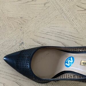 BCBGeneration Black Perforated Heels